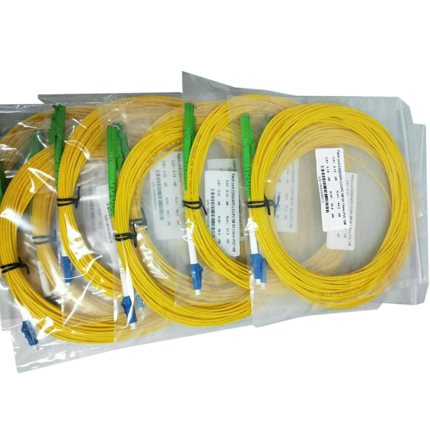 E2000 PC to LC UPC SM DX 3MM Fiber optic patch cord